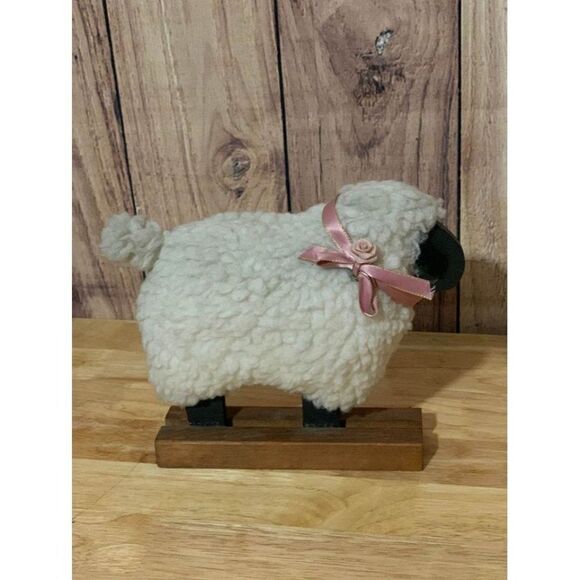 Handmade Love Ewe Collection Plush Sheep standing - Picture 2 of 5